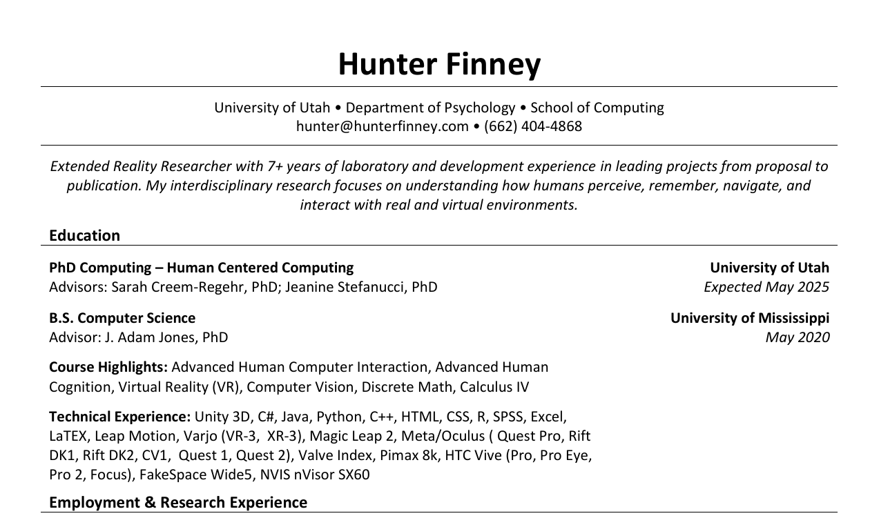 Resume